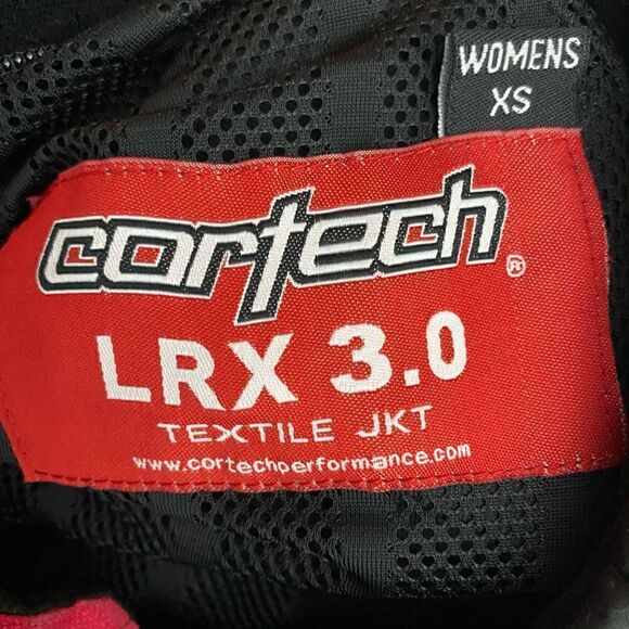 Cortech Black/Pink LRX Series 3 Textile Motorcycle Jacket - Picture 7 of 12